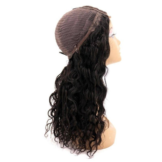 Peluca con cierre transparente Beach Wave