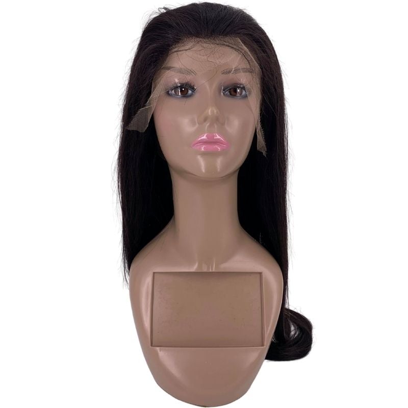 Peluca frontal de encaje recto HD