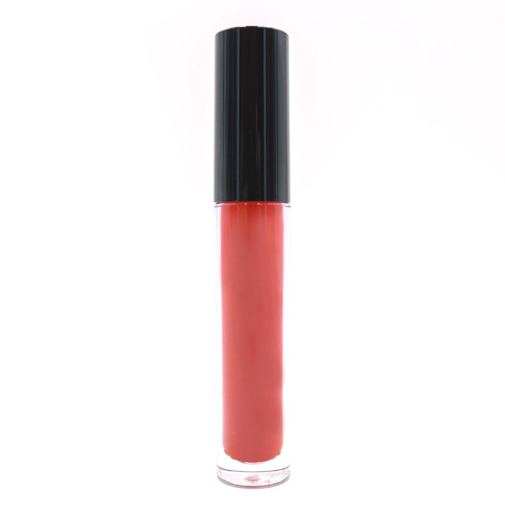 Barra de labios mate roja sombra