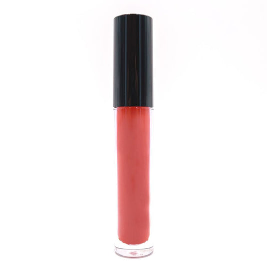Barra de labios mate roja sombra